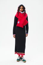 Cherry Ice Quilted Scarf