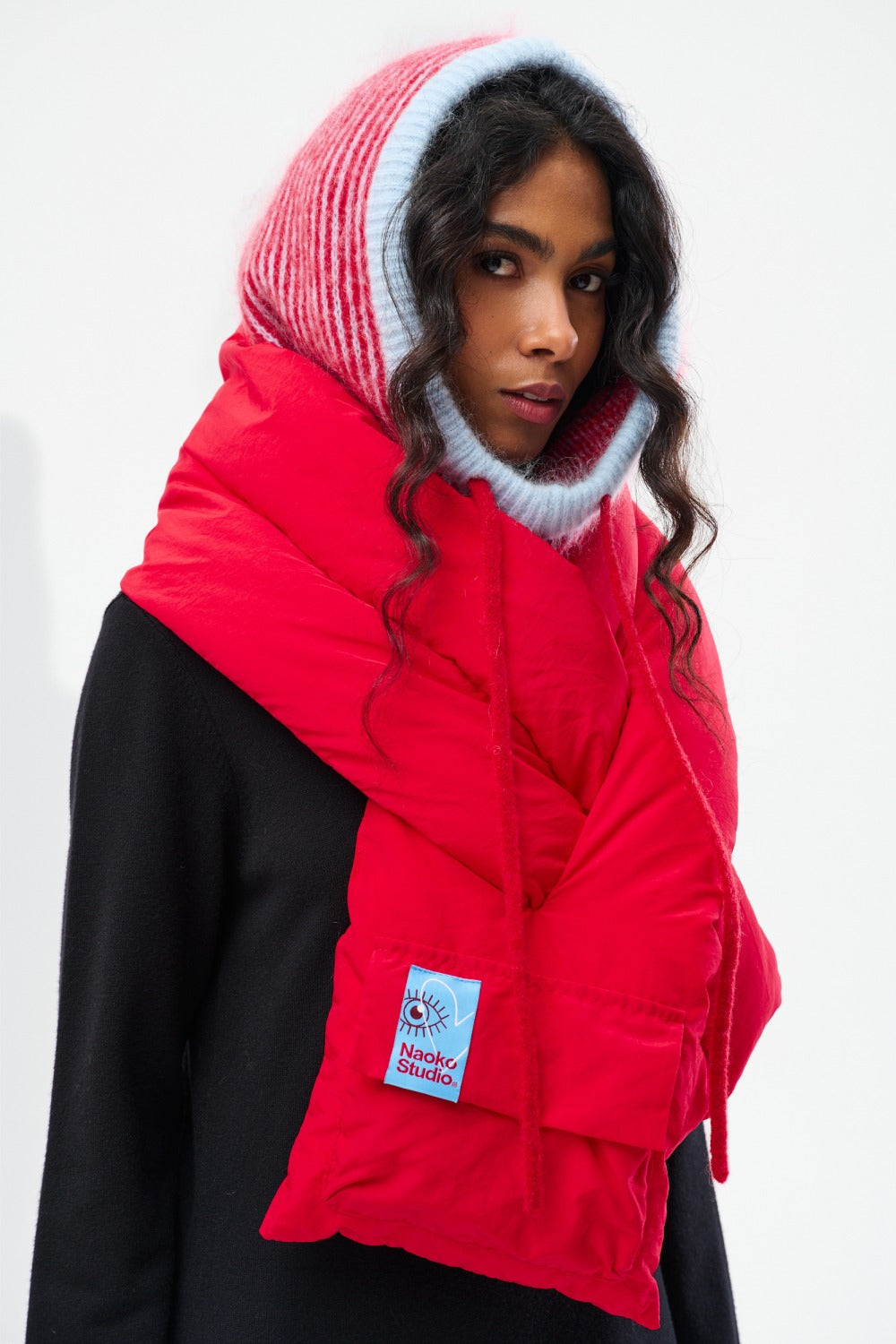 Candy Cane Balaclava Mütze