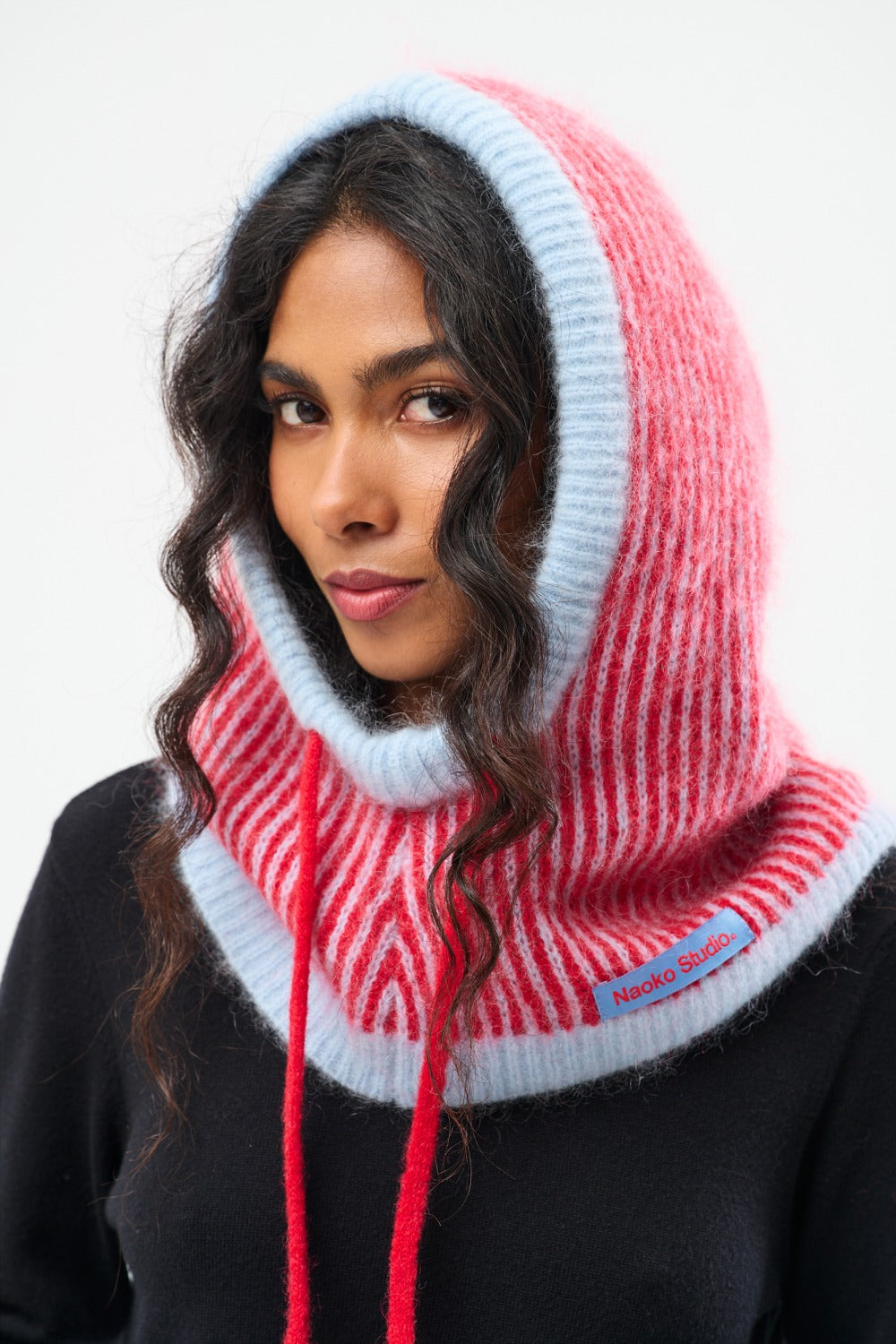 Candy Cane Balaclava Mütze