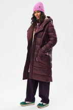 Arcticum Merlot Quilted Coat