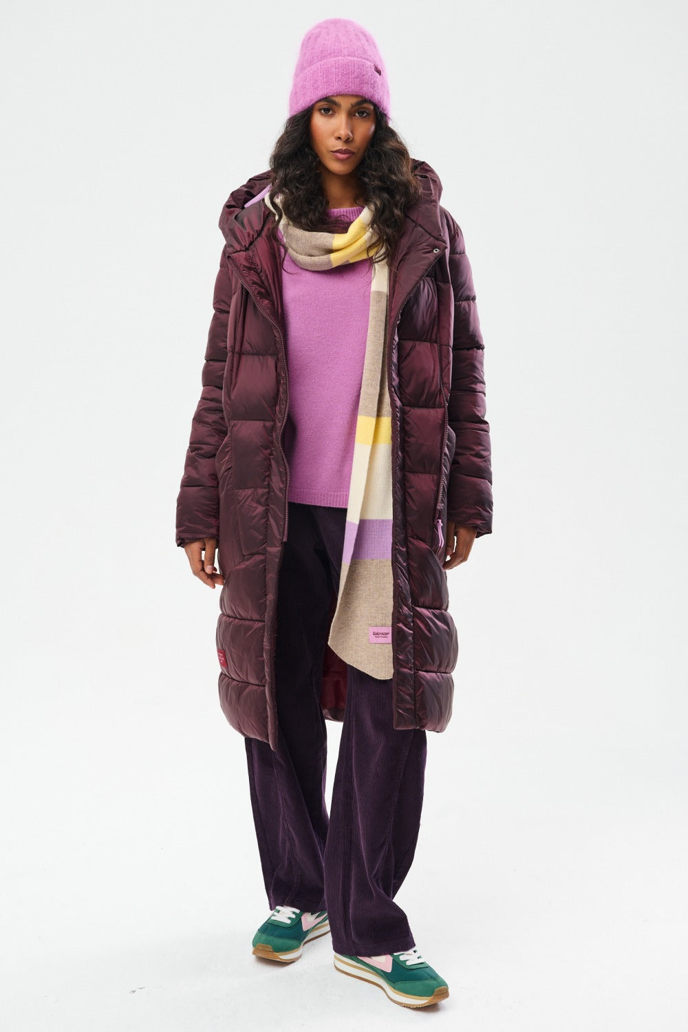Arcticum Merlot Quilted Coat