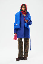 Cobalt Ice Quilted Scarf