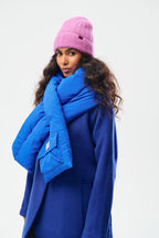 Cobalt Ice Quilted Scarf