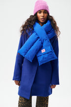 Cobalt Ice Quilted Scarf