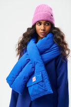 Cobalt Ice Quilted Scarf