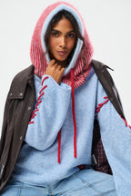 Candy Cane Balaclava Mütze