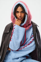 Candy Cane Balaclava Mütze