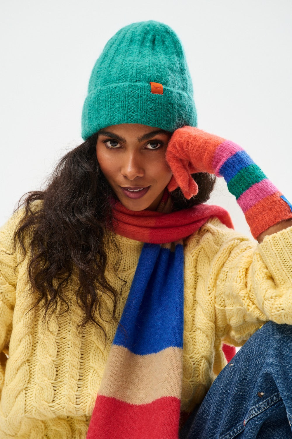Gorro Esmeralda Esponjoso