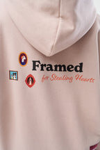 Gerahmtes Button-Down Sweatshirt