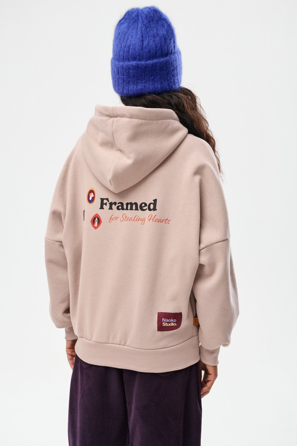 Gerahmtes Button-Down Sweatshirt