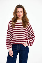 Frosted Wine Sweater