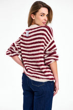 Frosted Wine Sweater