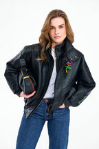 Geacă bomber Vintage Bloom