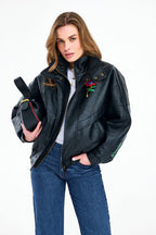Geacă bomber Vintage Bloom
