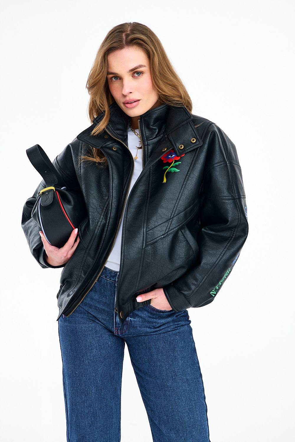 Geacă bomber Vintage Bloom