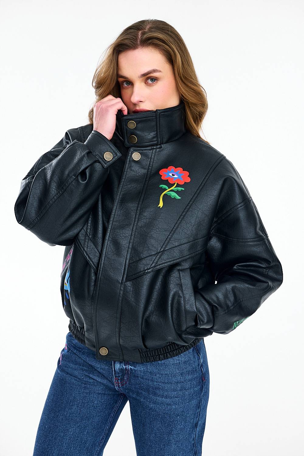 Geacă bomber Vintage Bloom