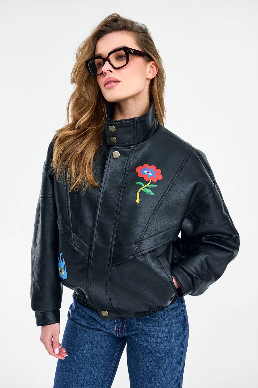 Geacă bomber Vintage Bloom