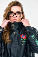 Geacă bomber Vintage Bloom