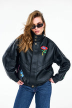 Geacă bomber Vintage Bloom