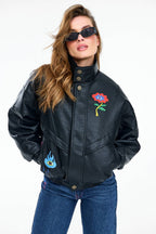 Geacă bomber Vintage Bloom