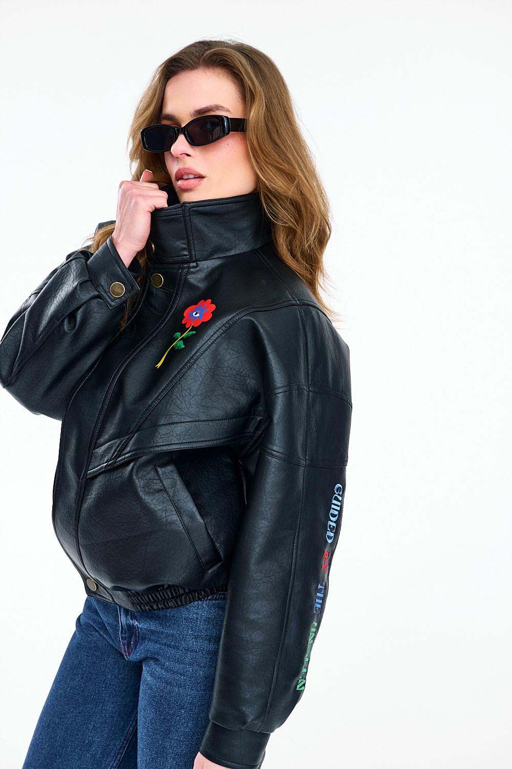 Geacă bomber Vintage Bloom