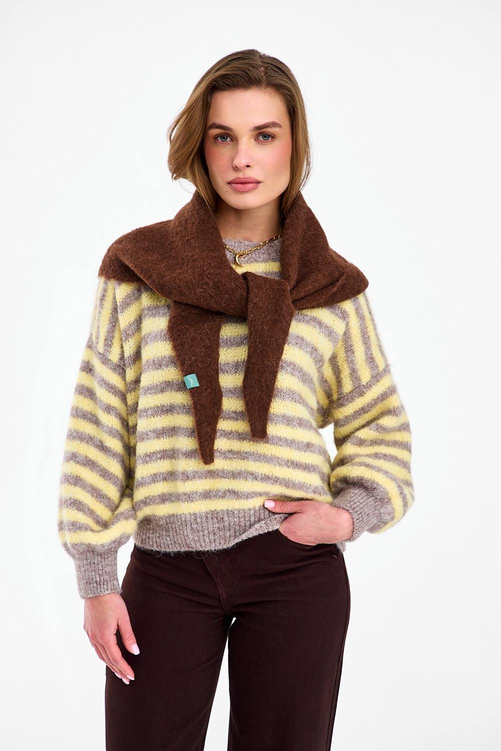 Fular Alpaca Espresso