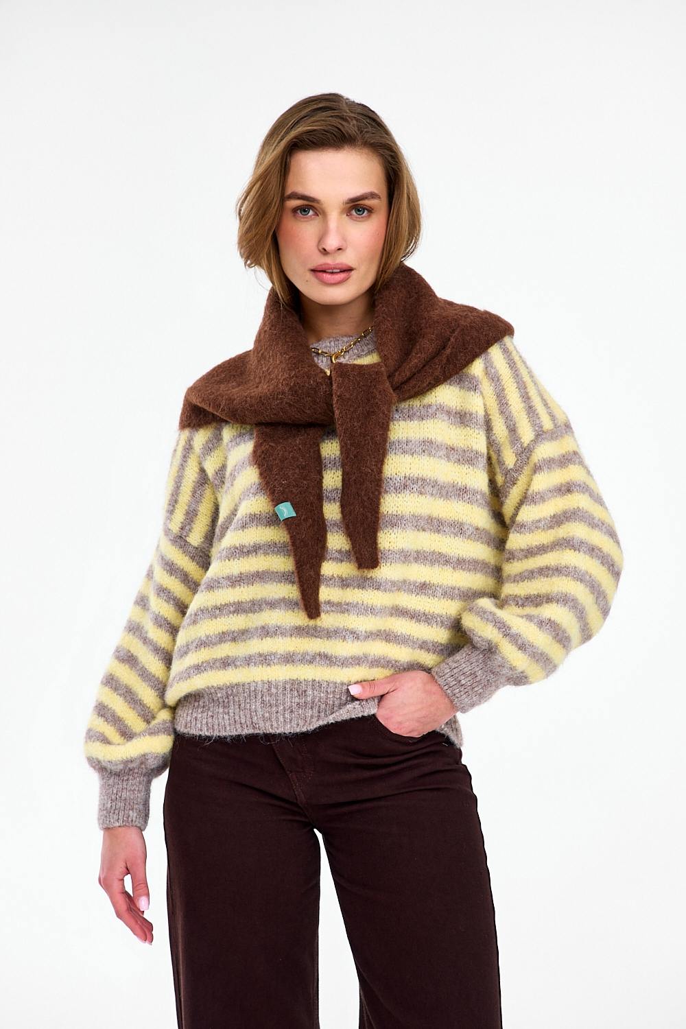 Fular Alpaca Espresso