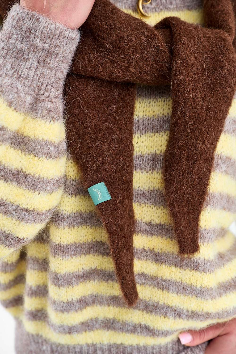 Fular Alpaca Espresso