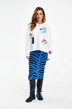 Blue Rebel Gebreide Rok