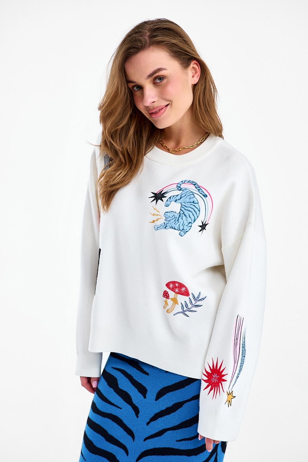 Blue Rebel Gebreide Rok