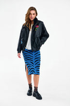 Blue Rebel Gebreide Rok