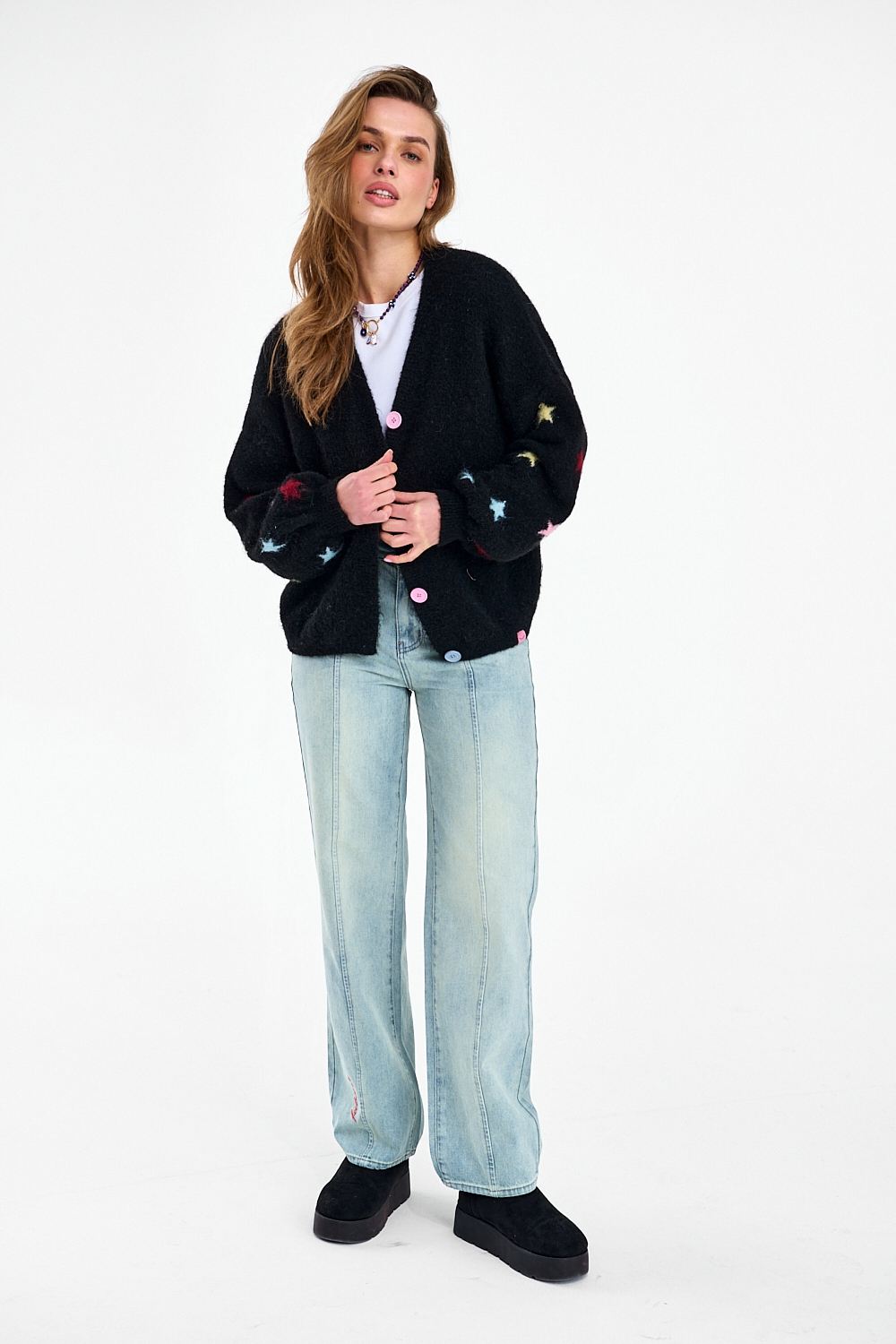 Cardigan Under Dark Sky