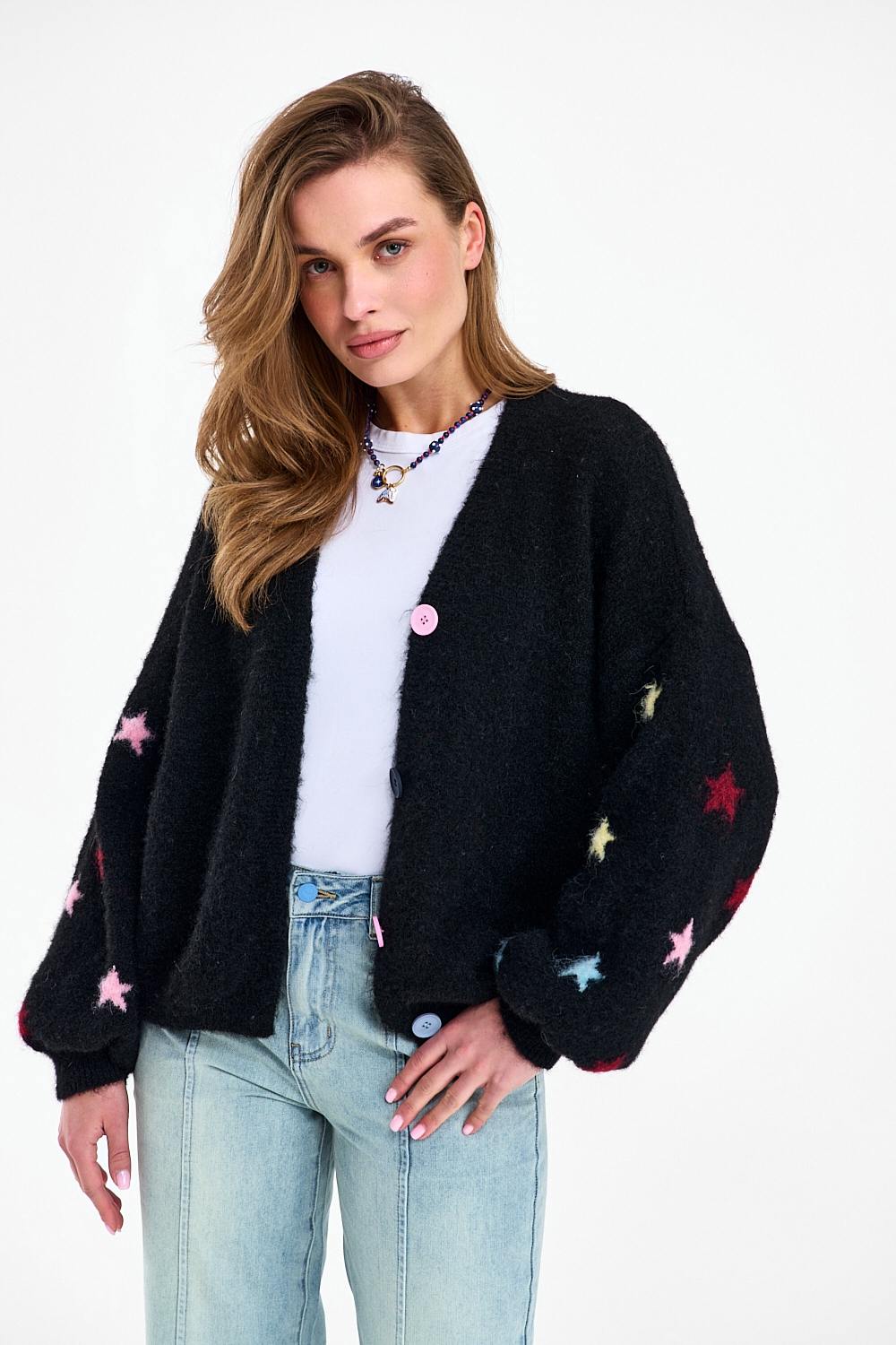 Cardigan Under Dark Sky