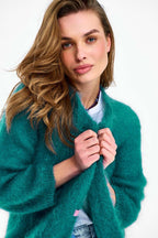 Cardigan en mohair doux Bloom