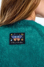 Cardigan en mohair doux Bloom