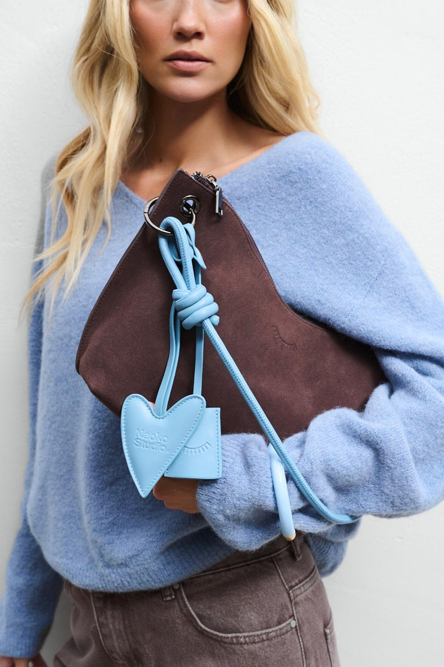 Soft Evidence Suede Leather Handbag