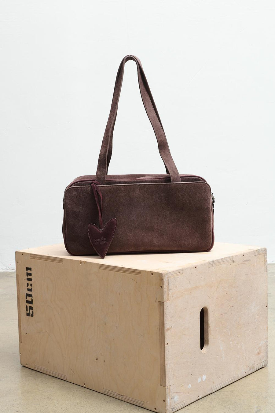 Dear Diary Suede Leather Handbag