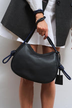 Half Moon Leather Handbag