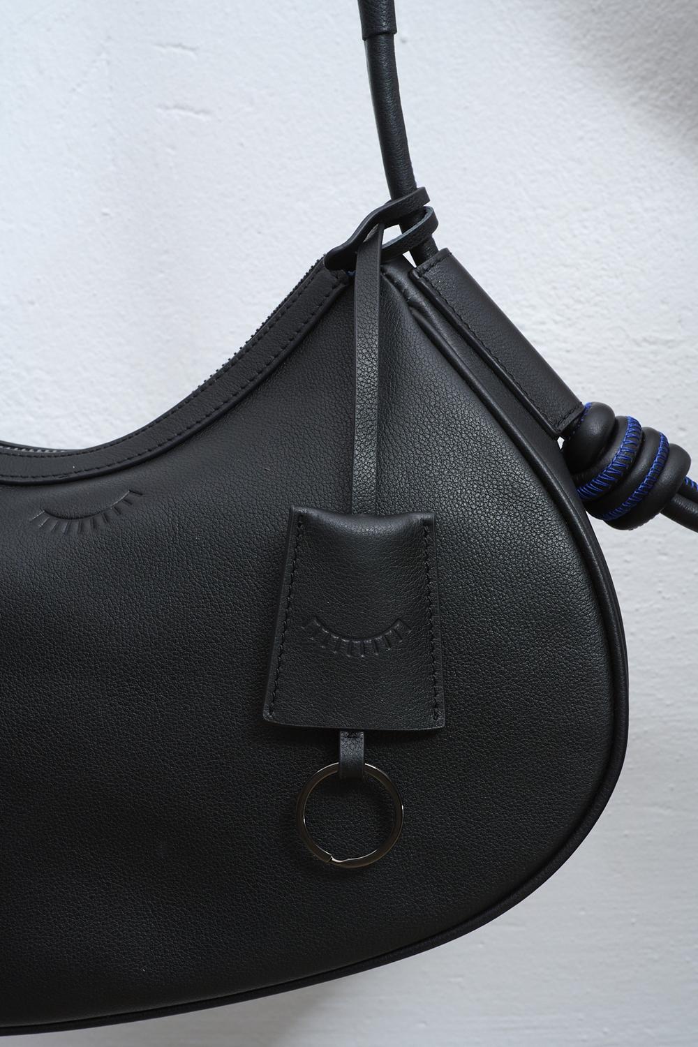 Half Moon Leather Handbag