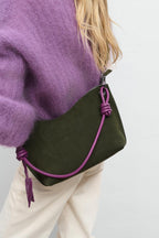 Tender One Suede Leather Handbag
