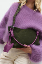 Tender One Suede Leather Handbag