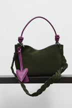 Tender One Suede Leather Handbag
