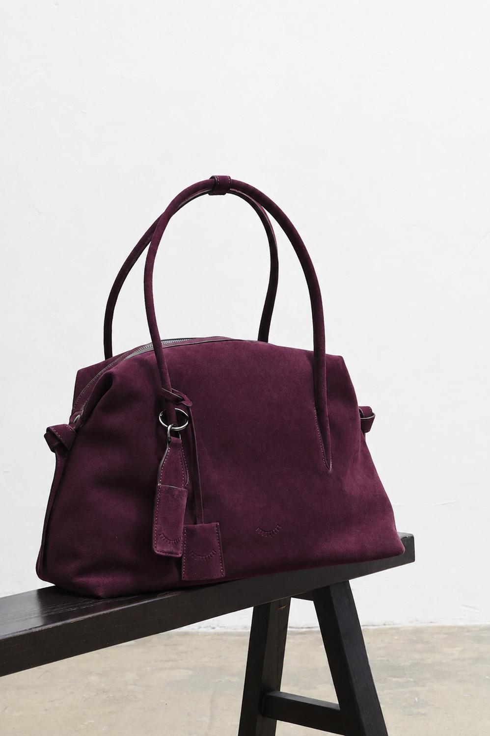 No Rush Suede Leather Handbag