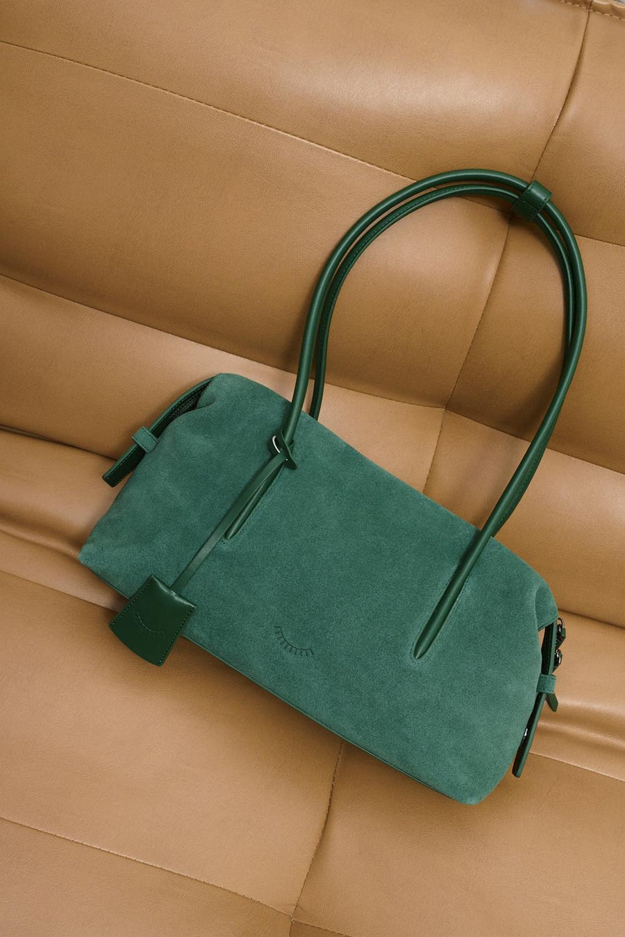 Quiet Thunder Suede Leather Handbag