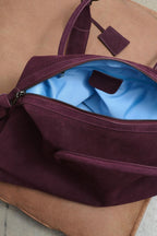 No Rush Suede Leather Handbag