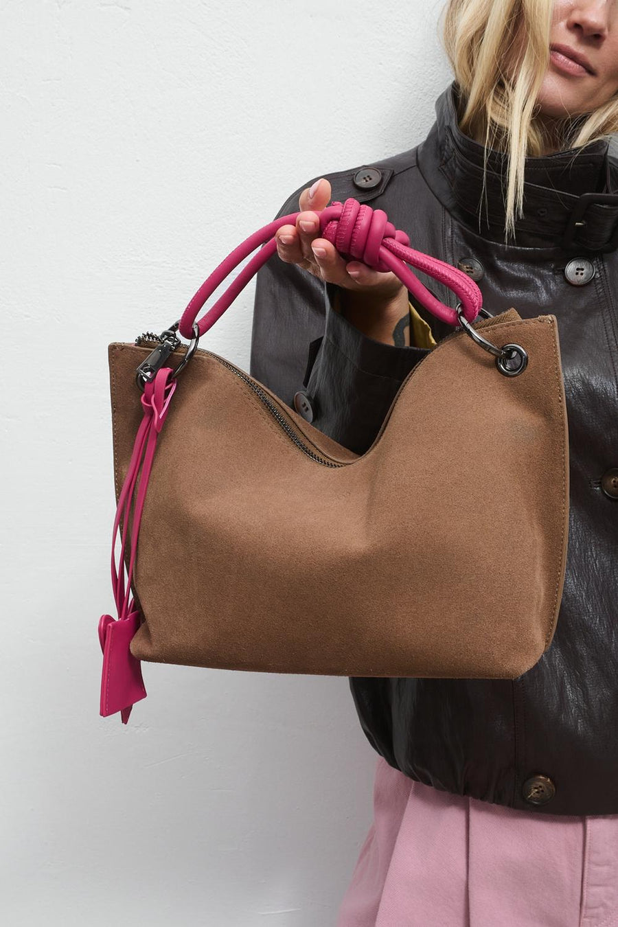 Gentle Enough Suede Leather Handbag