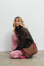 Gentle Enough Suede Leather Handbag