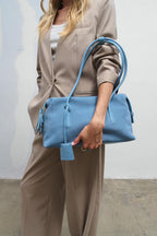 Luna Bay Suede Leather Handbag