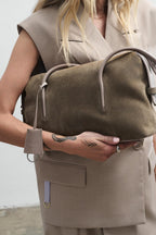 Full Swing Suede Leather Handbag