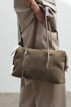 Full Swing Suede Leather Handbag